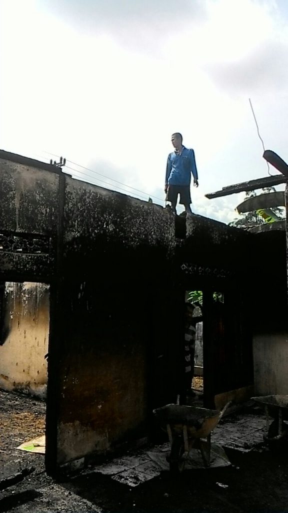 Rumah Warga Ludes Terbakar