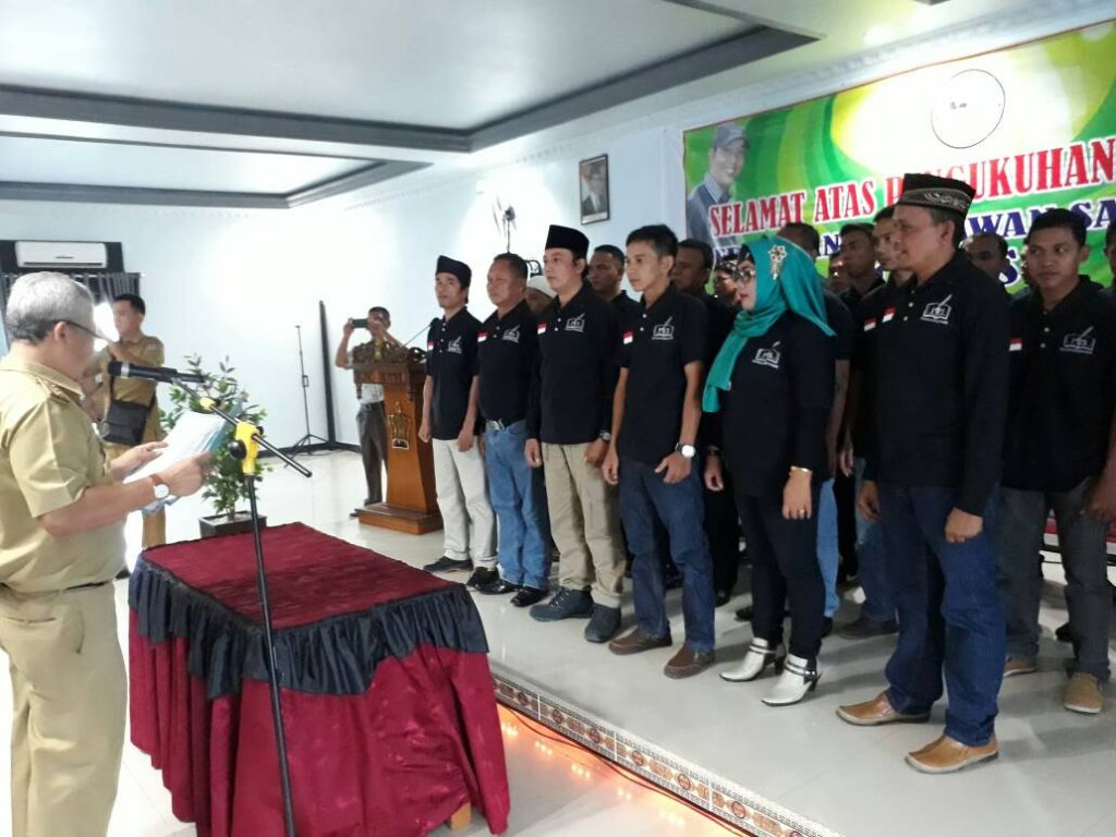 Pengukuhan Pengurus Persatuan Wartawan Sarolangun (PWS)