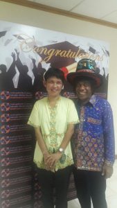 Tarno di Sekolah Global Mandiri Bangsa