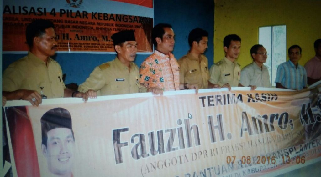 Sosialisasi 4 Pilar Kebangsaan di Ulu Rawas