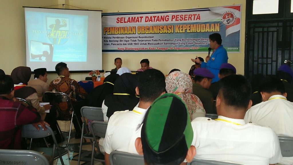 Dispora dan KNPI Sarolangun Gelar Dialog Pembinaan Organisasi Kepemudaan