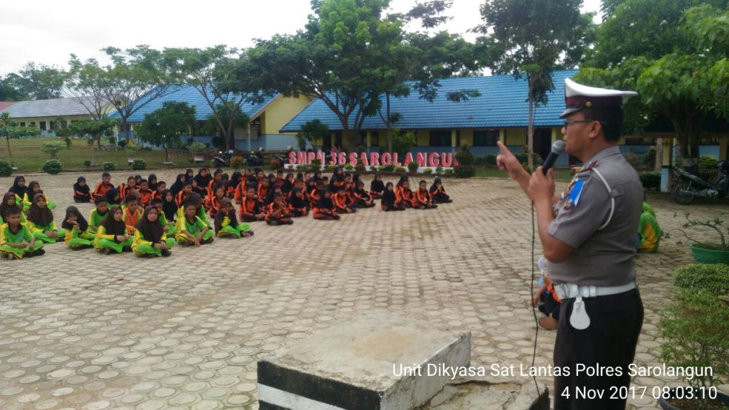 Satlantas Polres Sarolangun adakan Police Goes to School