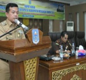 Bupati Al Haris, Buka Raker Kades se Kabupaten Merangin 2017
