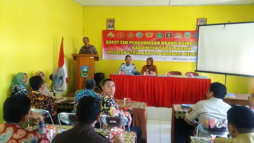 Imigrasi, Gelar Rapat Pengawasan Orang Asing