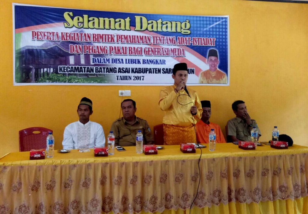 Desa Lubuk Bangkar adakan Bimtek Adat Istiadat