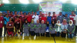 Final Volly Ball di Acara Porkab 2017