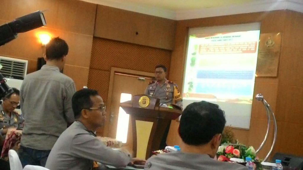 Tingkat Tindak Pidana Kriminalitas Tahun 2017 di Jambi Mengalami Penurunan