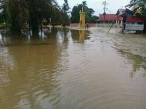 Kecamatan Air Hitam di Kepung Banjir