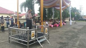 Polres Merangin Apel Gelar Pasukan “Mantap Praja” Jelang Pilkada Serentak 2018