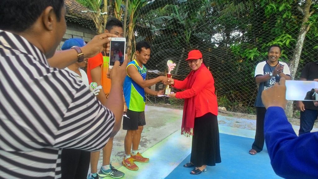 Desa Suka Maju Juara Turnamen Volly Ball Tingkat Kecamatan Mandiangin