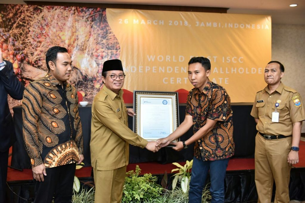 Jambi Raih Sertifikat ISCC Pertama di Dunia Bagi Petani Swadaya