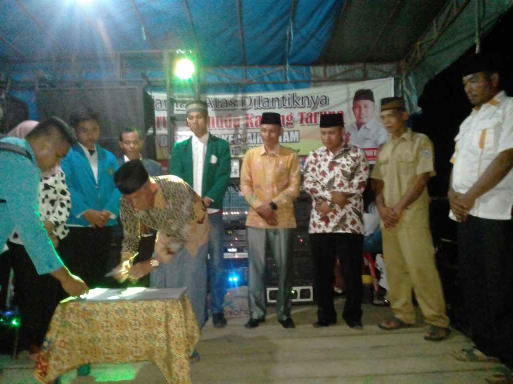 Pelantikan Ketua Karang Taruna Musiben Periode 2018-2021