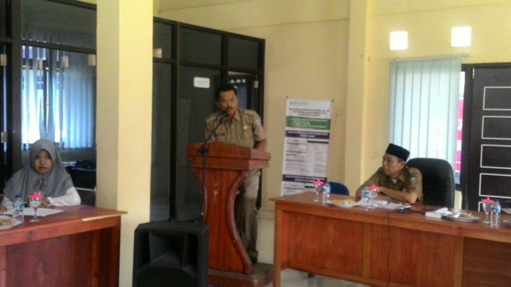 Dinkes dan Dinsos Sosialisasi MPM Data Terpadu di Kantor Camat Mandiangin