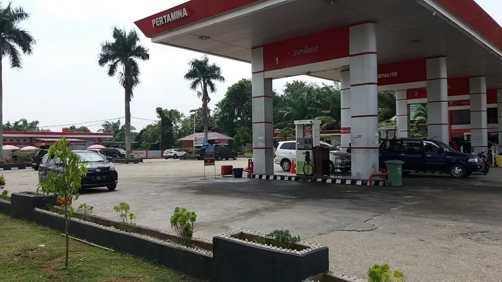 SPBU 24.373.43 Km 30 Pamenang, Siap Layani Pemudik Lebaran 1439 H