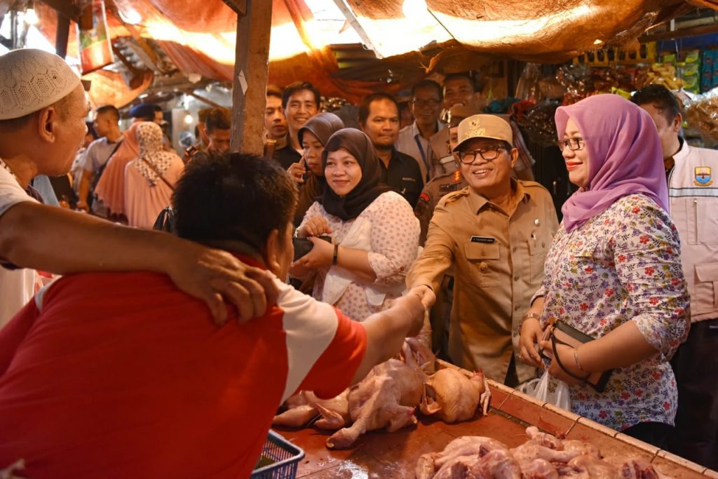 Fachrori Tinjau Ketersediaan dan Harga Pangan Pokok dan Pospam