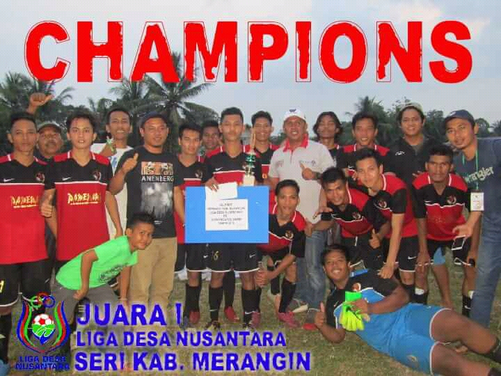 PSPM Kelurahan Pamenang, Raih Juara Liga Desa Nusantara Seri Kabupaten Merangin 2018