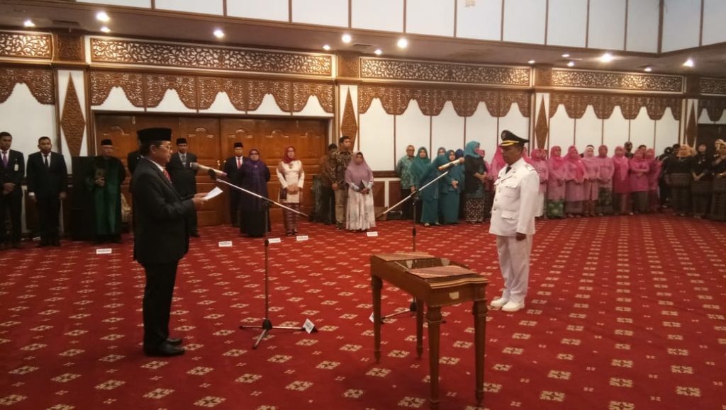 Jelang Pelantikan Bupati Terpilih, Plt Gubernur Jambi Lantik Apani Saharudin Sebagai Pejabat (Pj) Bupati Merangin