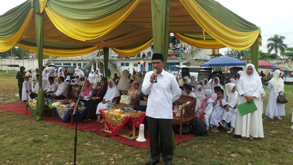 Ikatan Guru Raudhatul Athfal (IGRA) Merangin Laksanakan Manasik Haji Bagi Murid RA