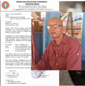 Surat Undangan PB PGRI Ke Bupati Sarolangun Menuai Protes
