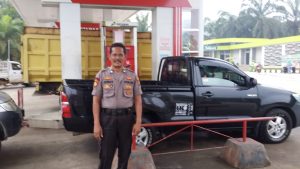 Polsek Bangko Pantau Kelancaran dan Distribusi BBM  Jenis Solar dan Premium di SPBU