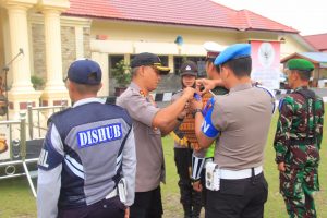 Polres Merangin Gelar Apel Operasi Lilin Siginjai 2018