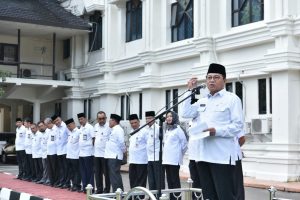 Gelar Apel Pagi Pertama Ditahun 2019, ini Arahan Plt Gubernur Jambi 