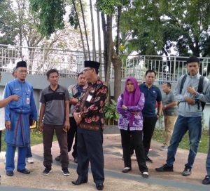 Sebelum Dibuka Untuk Umum, Sekda Minta Kontraktor Perbaiki Pengerjaan Pedestrian Taman Anggrek