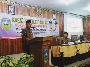 Bappeda Sarolangun Gelar Forum Konsultasi Publik Perencanaan Pembangunan Daerah 