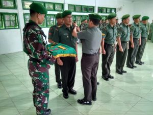23 Prajurit Kodim 0420/ Sarko Mendapat Kenaikan Pangkat