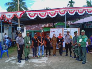Kapolsek Bersama Unsur Tripika Pelawan-Singkut Terus Monitor TPS Pilpres dan Pileg 2019