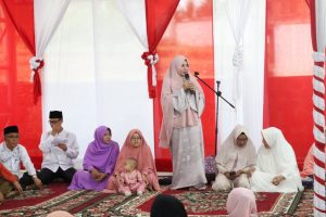 Ketua TP-PKK Muratara Tutup Kegiatan Tadarusan Tingkat Kabupaten.