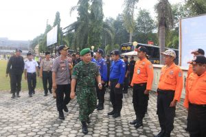 Kodim 0420/ Sarko dan Polres Merangin Apel Gelar Pasukan Operasi Ketupat 2019