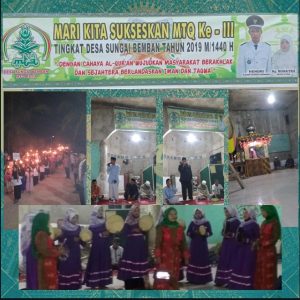 MTQ Tingkat Desa Sungai Bemban Berjalan Sukses dan Meriah