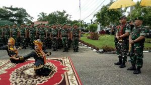 Kasdam II Sriwijaya Kunjungi dan Bersilaturahmi Dengan Anggota Kodim 0420/ Sarko