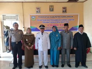 Camat Singkut Lantik Pjs Kades Bukit Tigo