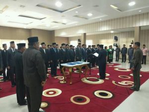 Jelang Keberangkatan Haji, Al Haris Kembali Lantik 65 Orang Pejabat Eselon IV