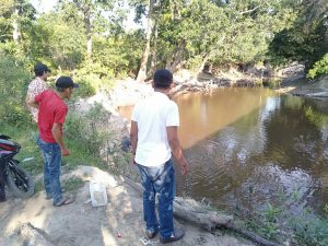 Camat Tinjau Langsung Debit Sungai Air Hitam
