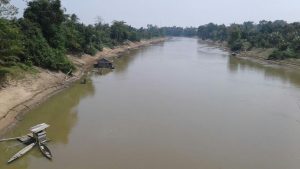 Akibat Kemarau, Sungai Rawas Mengering