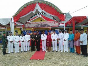 Upacara HUT RI Ke 74 Kecamatan Air Hitam Sukses