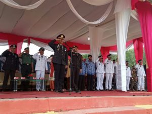 Upacara HUT RI Ke 74 Di Kecamatan Batin XXIV Berjalan Lancar
