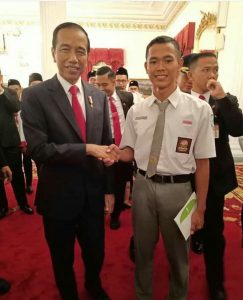 Koko Ardiansyah Bertemu Presiden Jokowi di Istana