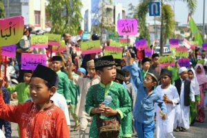 Pawai Gebyar Muharam Sambut Pergantian Tahun Baru Islam 1441 H, di Merangin Meriah