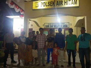 Polsek Air Hitam Gelar Silahturahmi Bersama SAD Selentik
