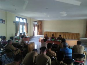 Camat Pelawan Pimpin Rapat Pemantapan MTQ Ke XII Tahun 2019