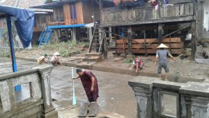 Hujan Deras Sirami Ibu Kota Rawas Ilir