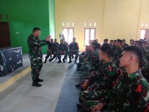 Dansatgas TMMD Reguler 106 Sambut Kedatangan Satgas Satuan Armed dan Zipur Palembang