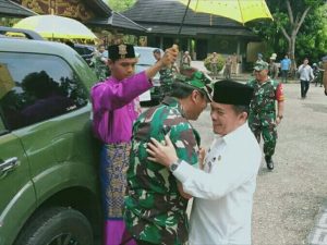Kedatangan Danrem 042/ Garuda Putih Di Sambut Hangat Di Merangin