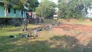 Sebanyak 100 Personil Kodim 0420/ Laksanakan Latihan Menembak