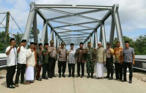 Warga Tanjung Anom Tasyakuran Selesainya Pembangunan Jembatan Way Tebu II
