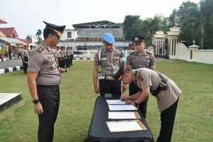 Tiga Kasat Polres Merangin di Serah Terimakan